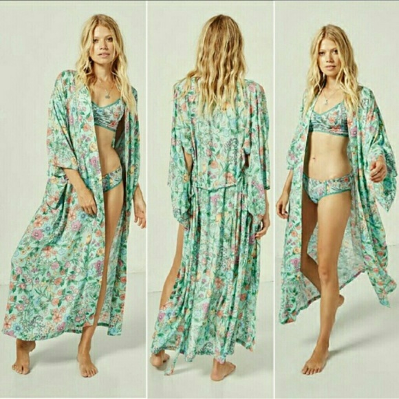 Spell Other - SPELL Sayulita Kimono in Birthstone